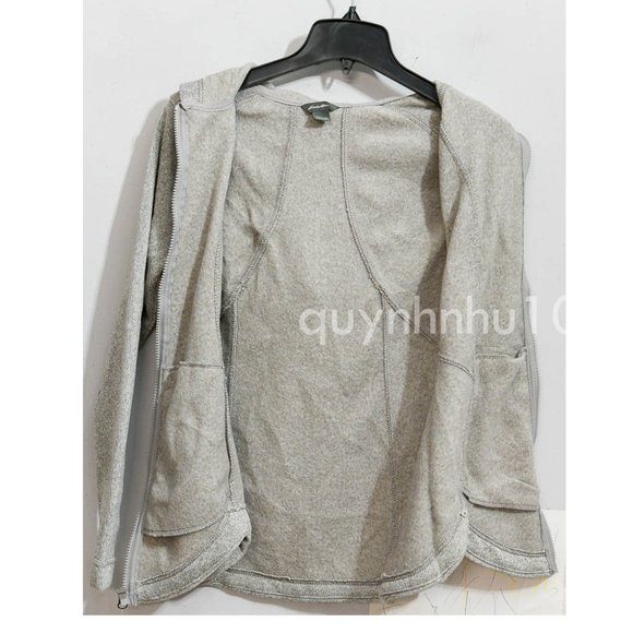 Eddie Bauer women Radiator Fleece 2.0 Long Full-zip hooded Jacket in  GRAY - Picture 5 of 9